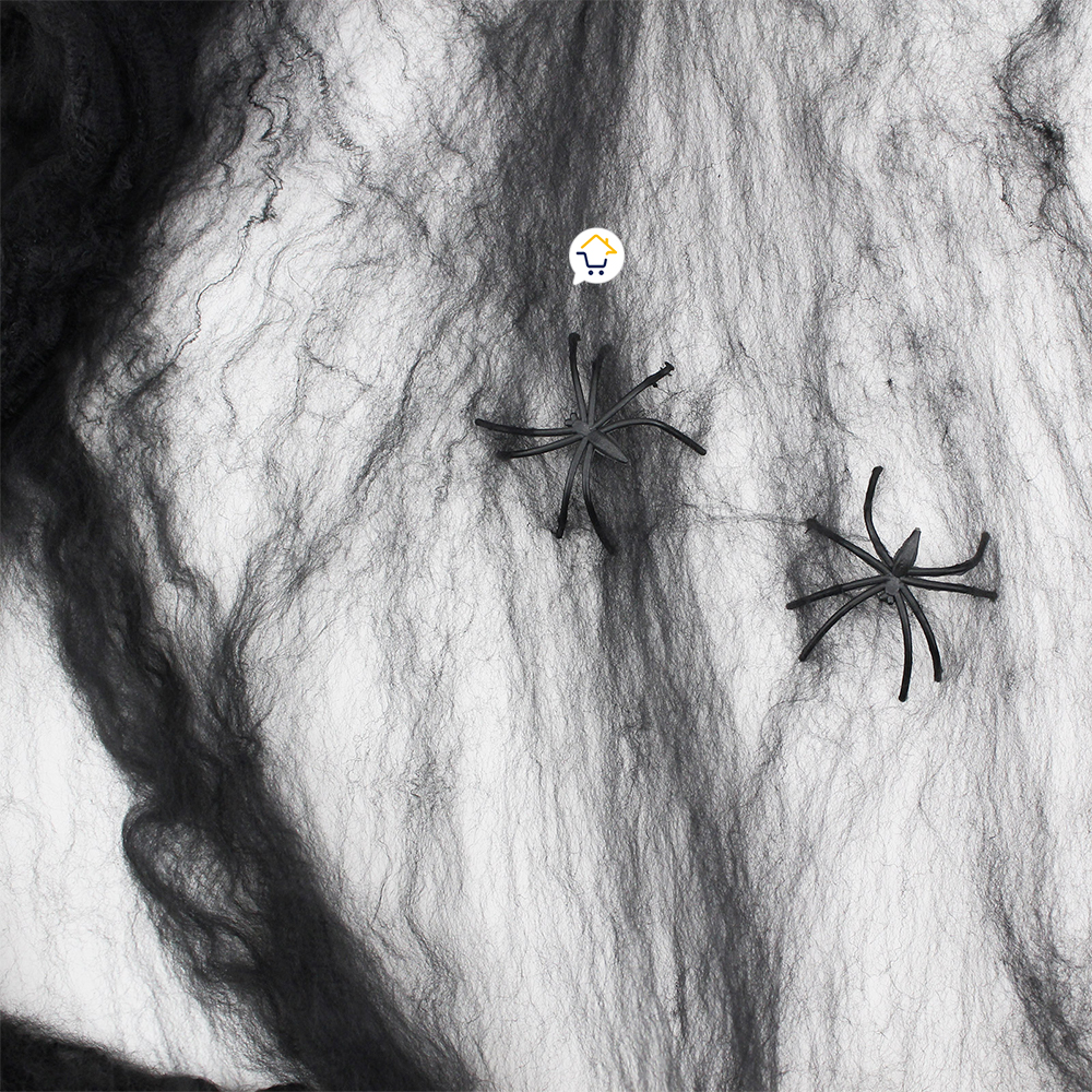 Miniatura 4 de Telaraña Decorativa X6 Arañas 4016